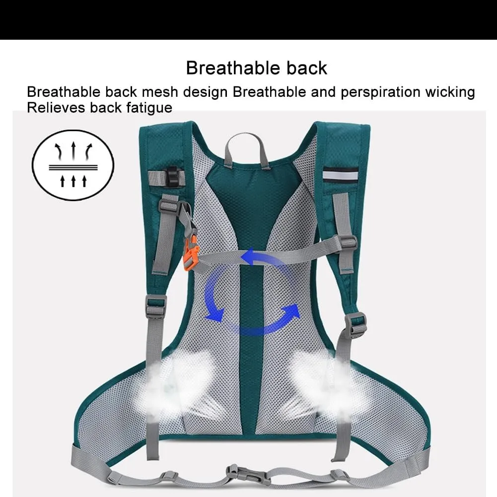 Running Pack for Men,hydration Pack for Runners,Waterproof Pockets, Lightweight, Breathable and Perspiration Wicking, Can Be Used with 2L Water Bag, Suitable for Marathons