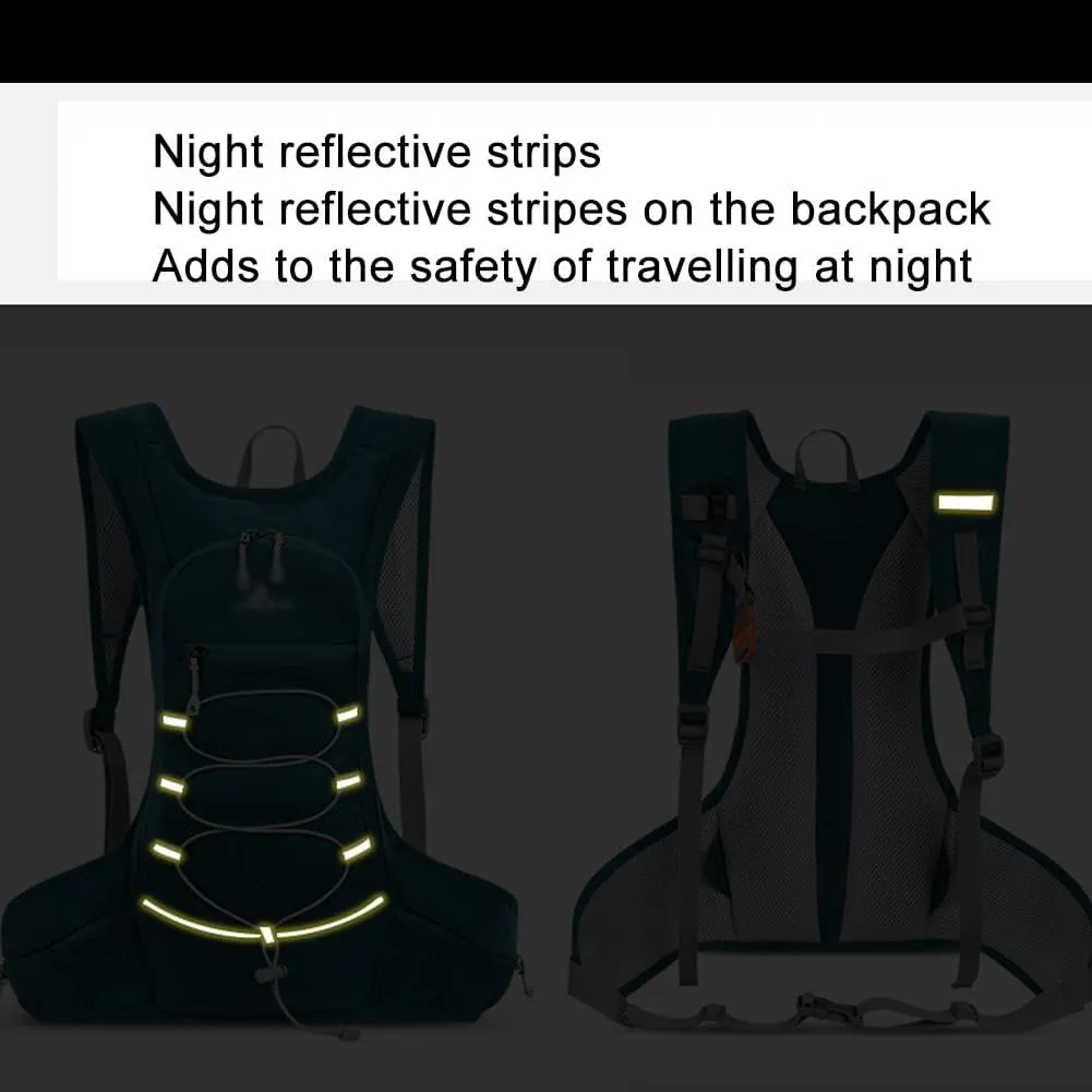 Running Pack for Men,hydration Pack for Runners,Waterproof Pockets, Lightweight, Breathable and Perspiration Wicking, Can Be Used with 2L Water Bag, Suitable for Marathons