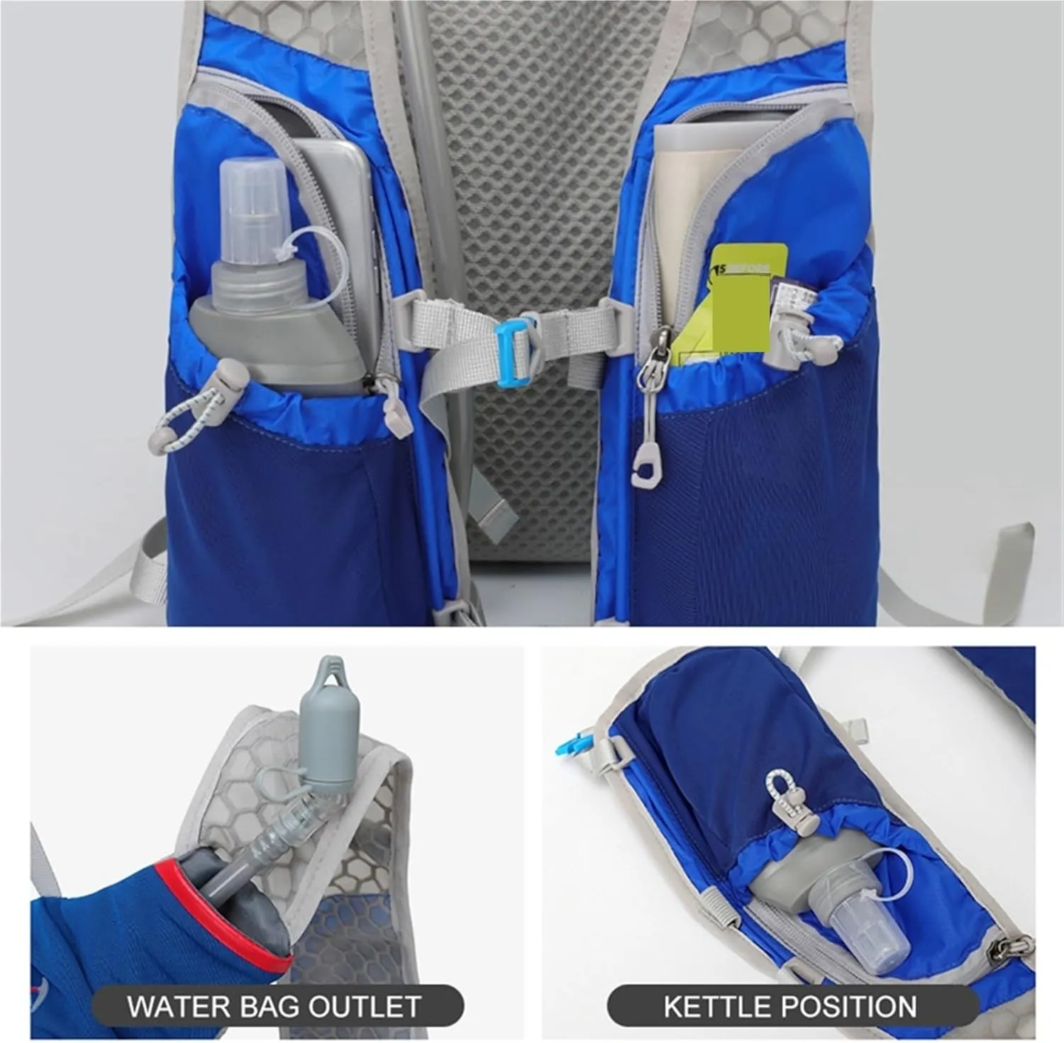 Running Vest Outdoor Trail Running Light Backpack Hydration Jogging Vest Men Breathable Marathon Bicycle Bag for Running
