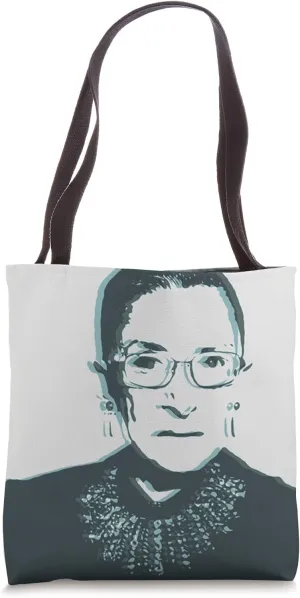 Ruth Bader Ginsburg - Notorious RBG - Double Exposure Tote Bag