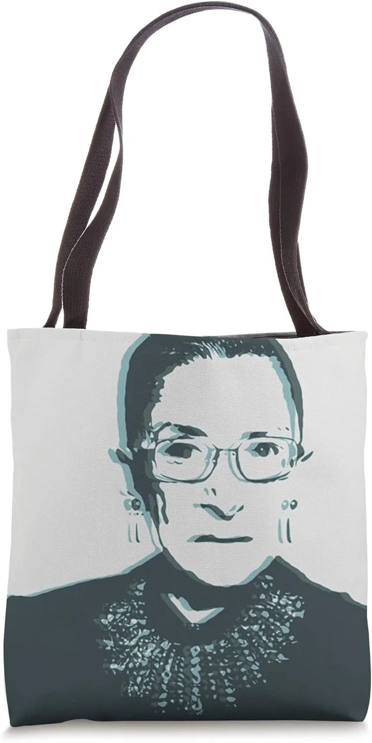 Ruth Bader Ginsburg - Notorious RBG - Double Exposure Tote Bag