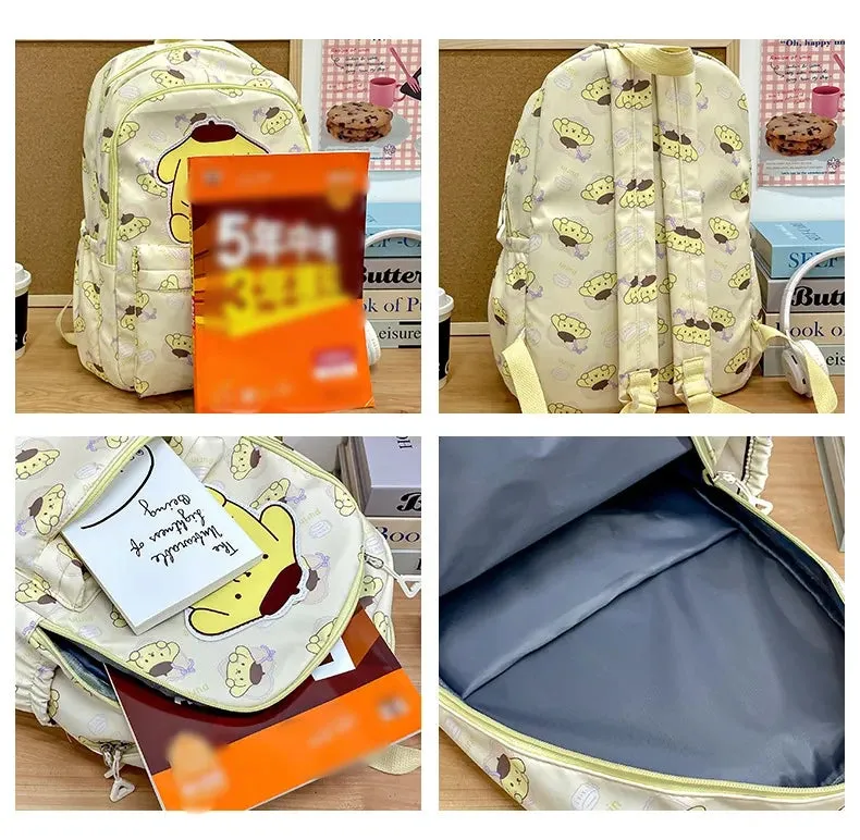 Sanrio Large Capacity Canvas Backpack for Students