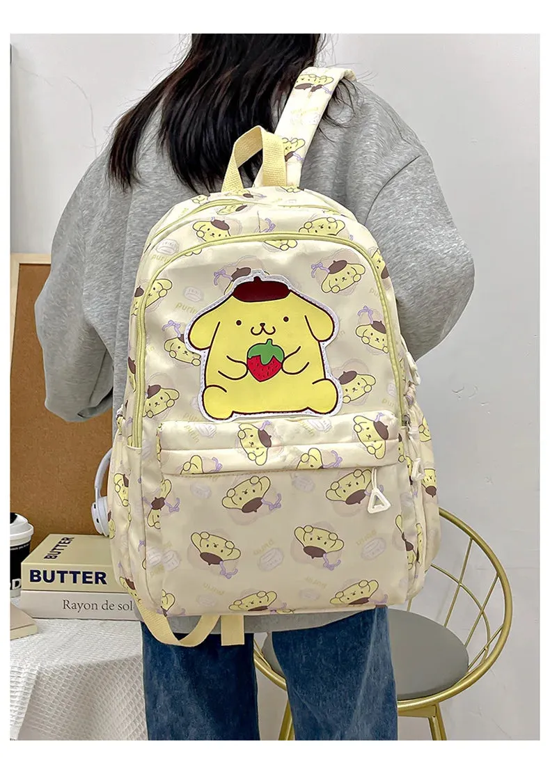 Sanrio Large Capacity Canvas Backpack for Students