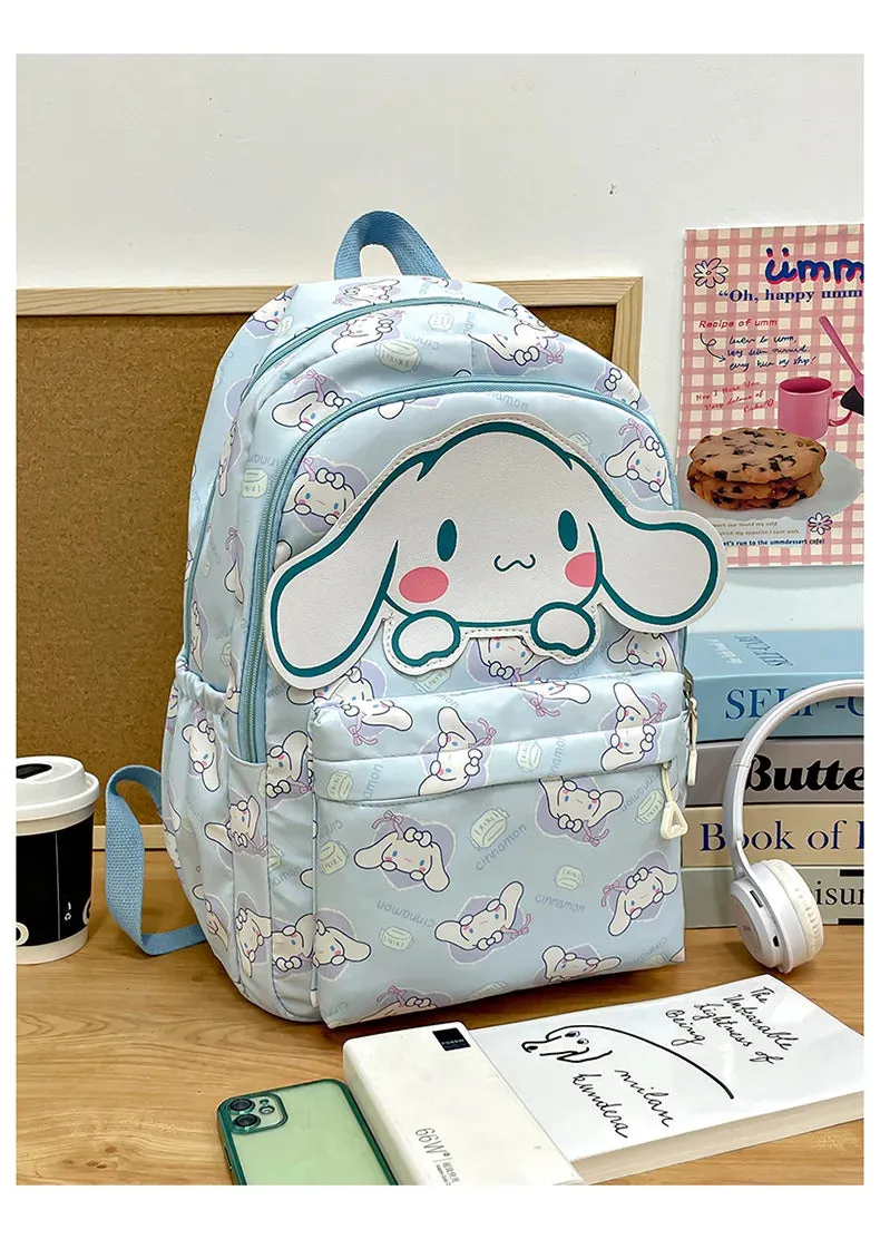 Sanrio Large Capacity Canvas Backpack for Students