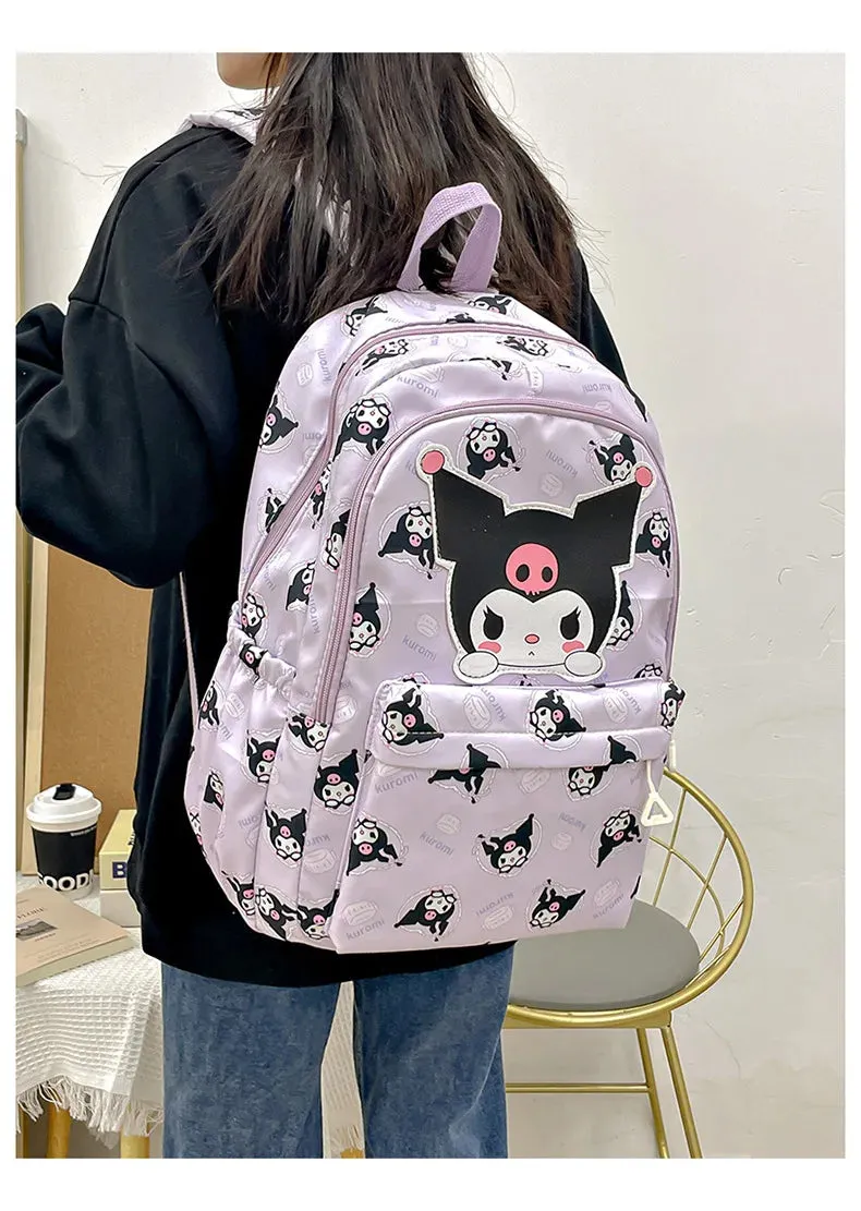 Sanrio Large Capacity Canvas Backpack for Students