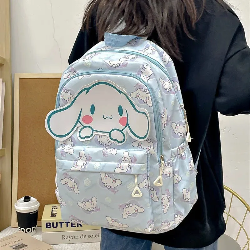 Sanrio Large Capacity Canvas Backpack for Students