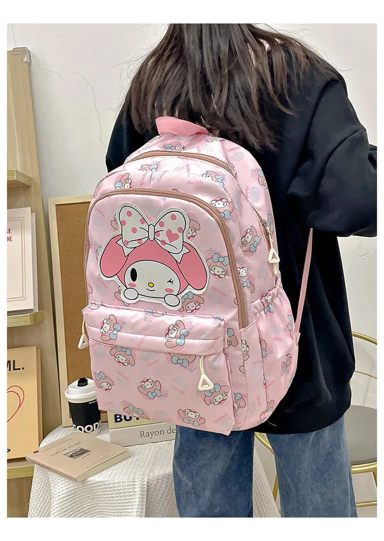 Sanrio Large Capacity Canvas Backpack for Students