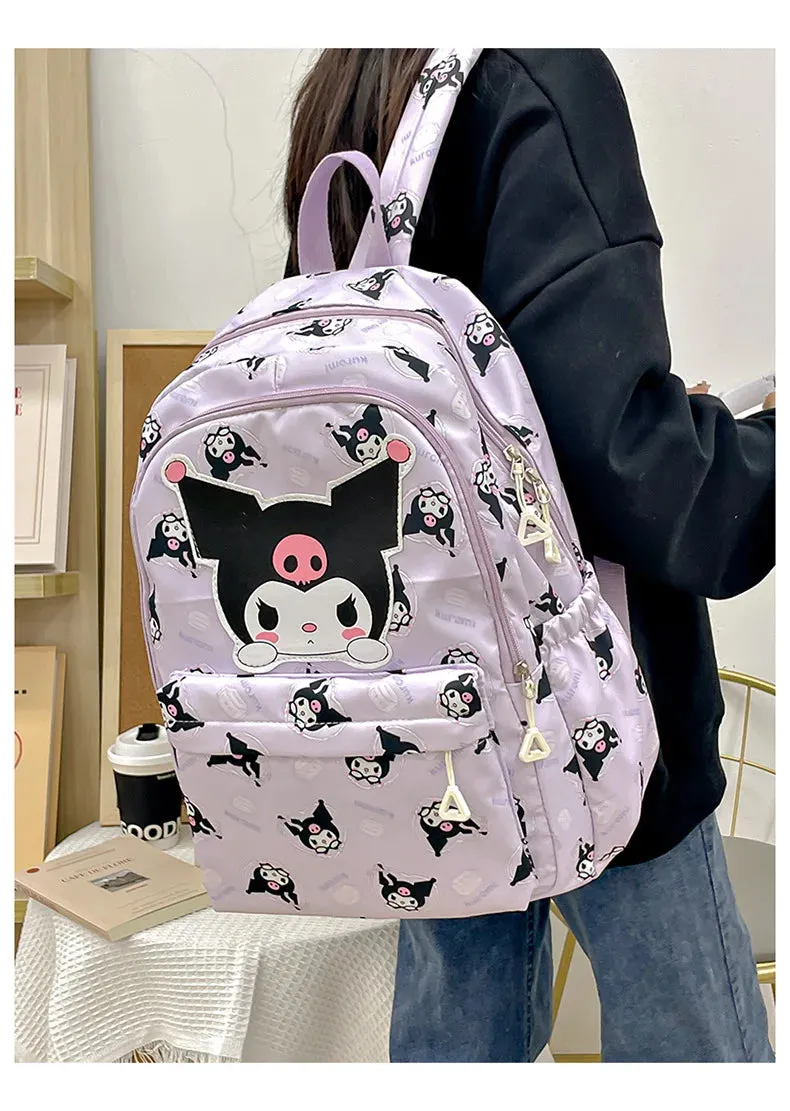 Sanrio Large Capacity Canvas Backpack for Students