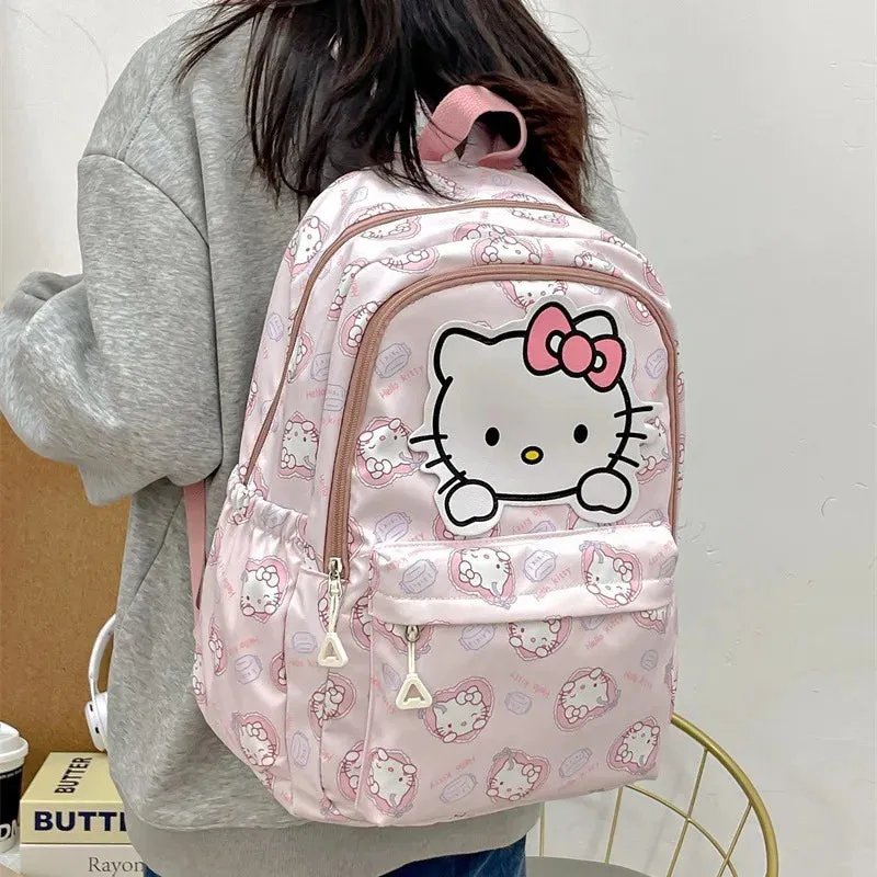 Sanrio Large Capacity Canvas Backpack for Students