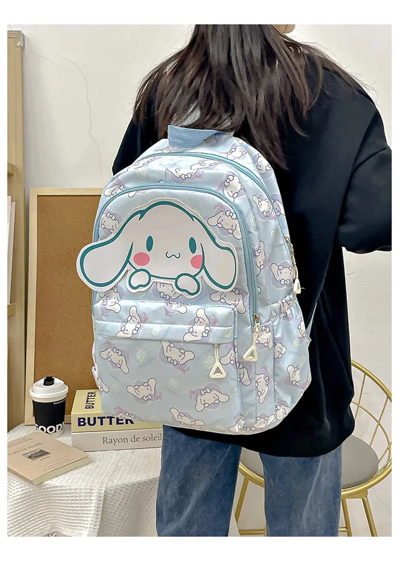 Sanrio Large Capacity Canvas Backpack for Students