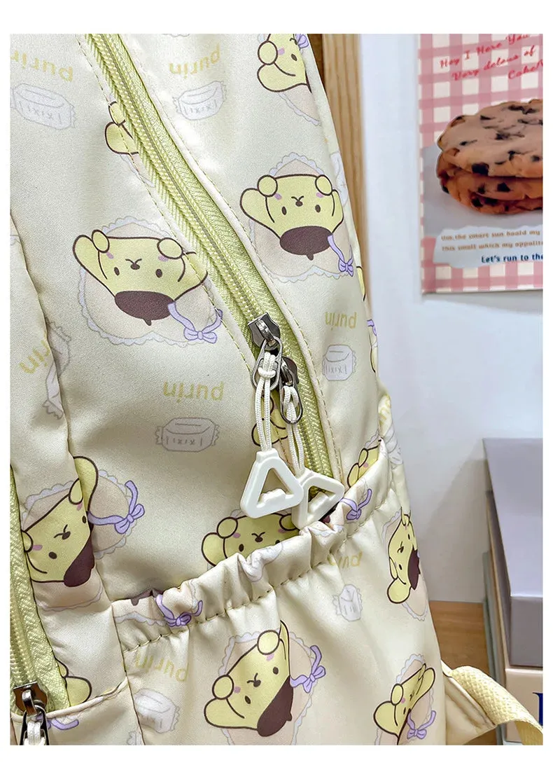 Sanrio Large Capacity Canvas Backpack for Students
