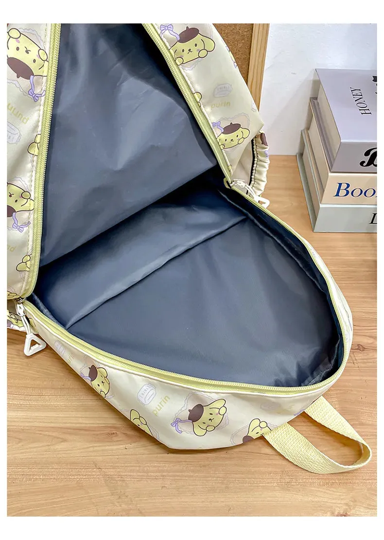 Sanrio Large Capacity Canvas Backpack for Students
