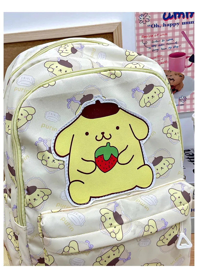 Sanrio Large Capacity Canvas Backpack for Students