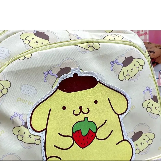 Sanrio Large Capacity Canvas Backpack for Students