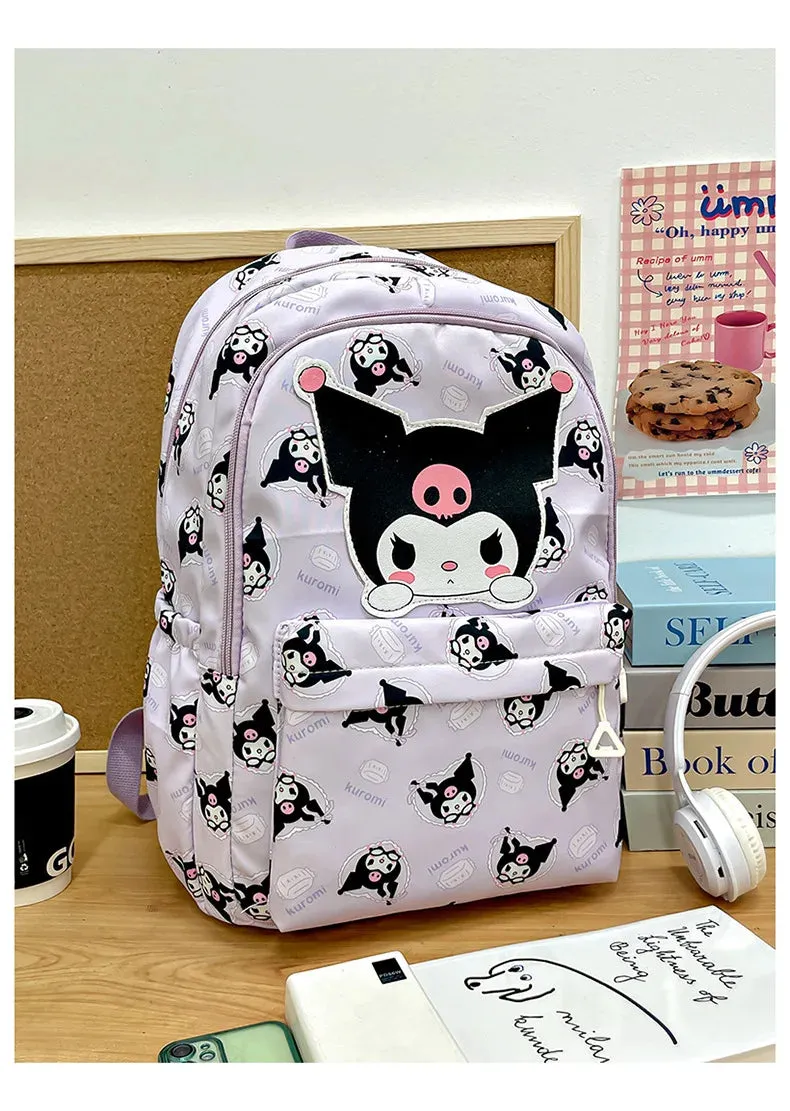 Sanrio Large Capacity Canvas Backpack for Students