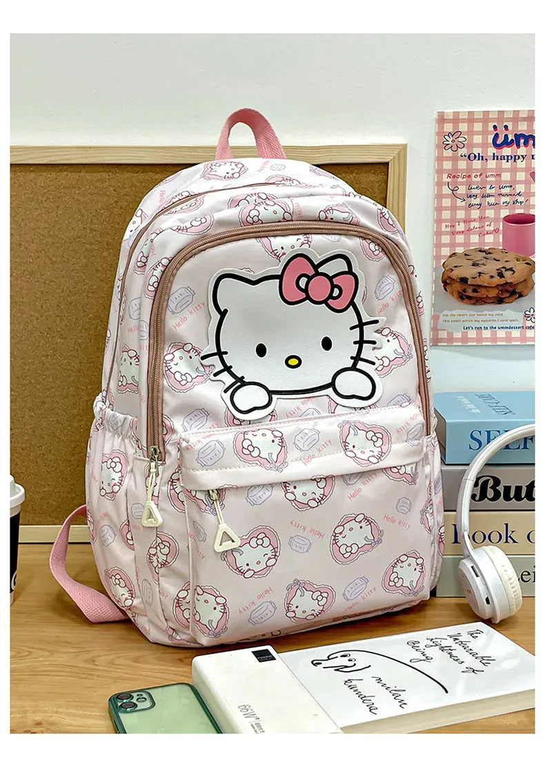 Sanrio Large Capacity Canvas Backpack for Students