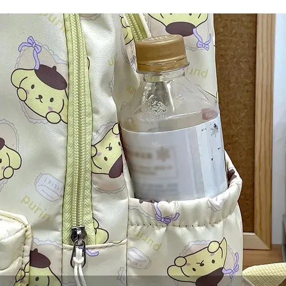 Sanrio Large Capacity Canvas Backpack for Students