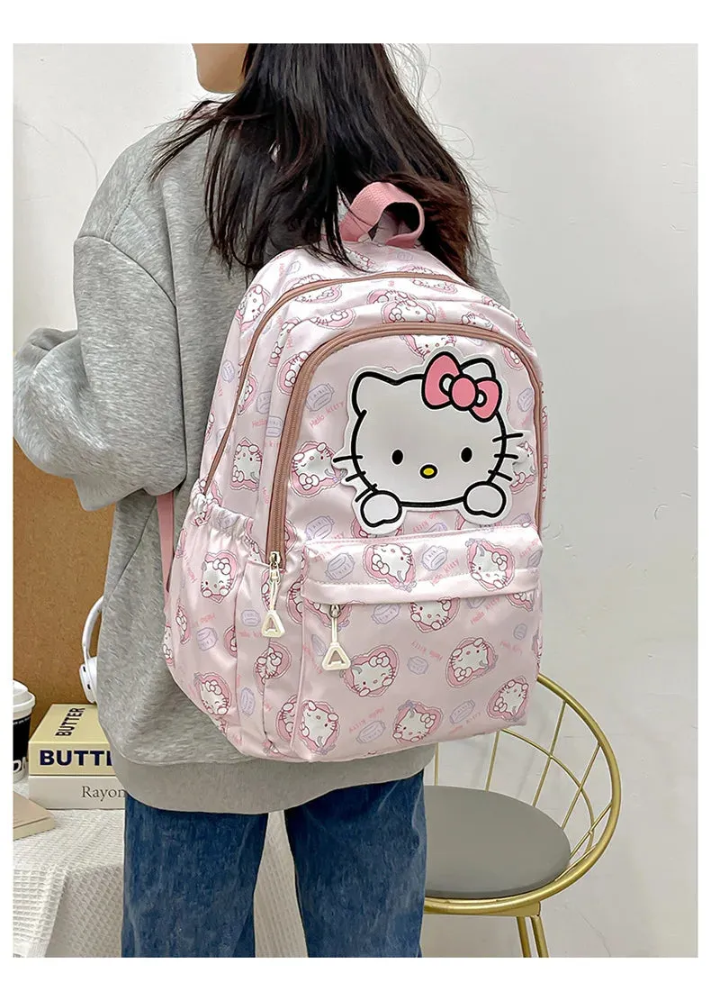 Sanrio Large Capacity Canvas Backpack for Students