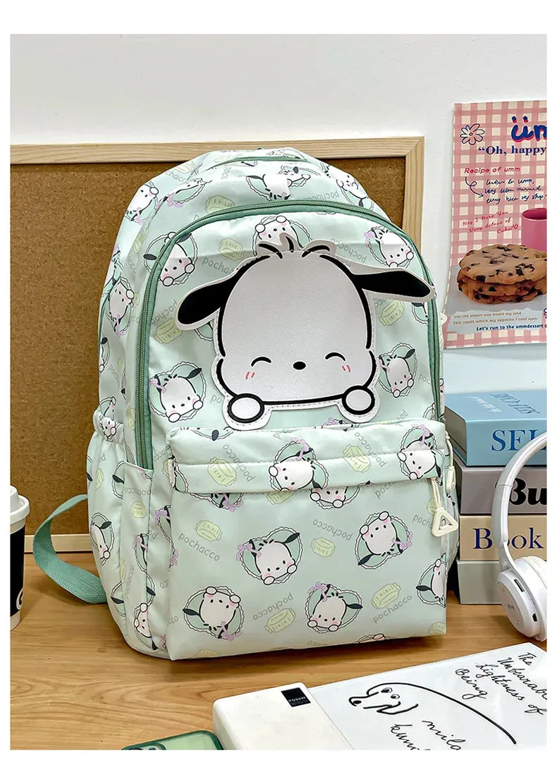Sanrio Large Capacity Canvas Backpack for Students