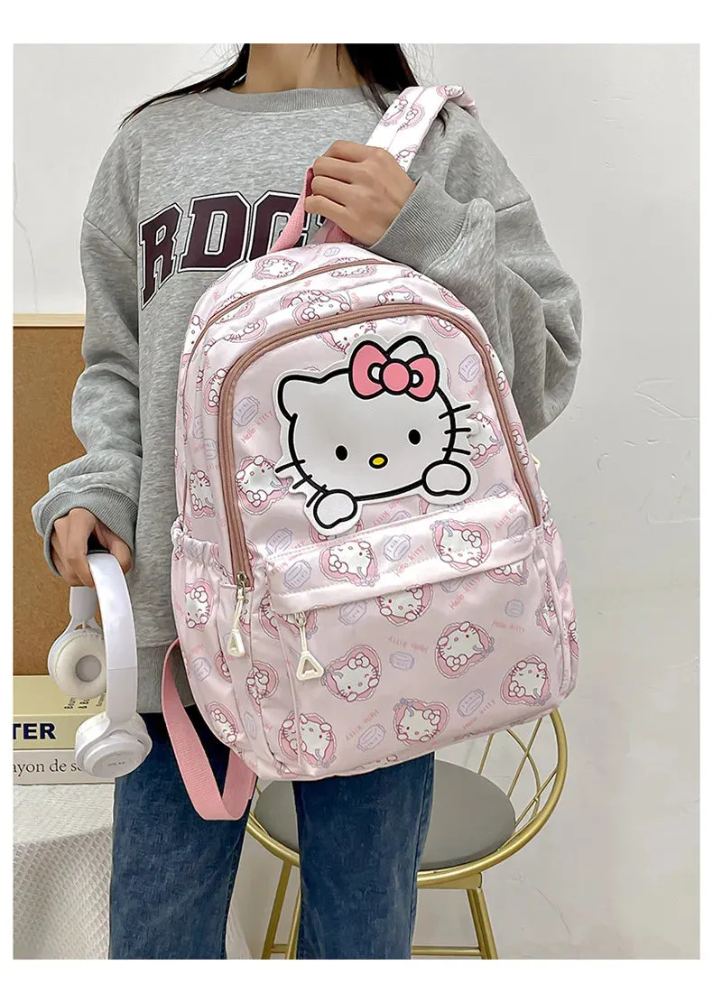 Sanrio Large Capacity Canvas Backpack for Students