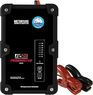 Schumacher DSR108 DSR ProSeries Batteryless Jump Starter - 12V, 450A for Gas and Diesel Engines