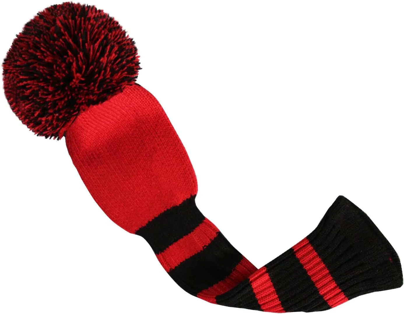 Scott Edward Golf Club Head Covers Set of 4, Acrylic Yarn Double-Layers Knitted, with Rotatable Number Tags