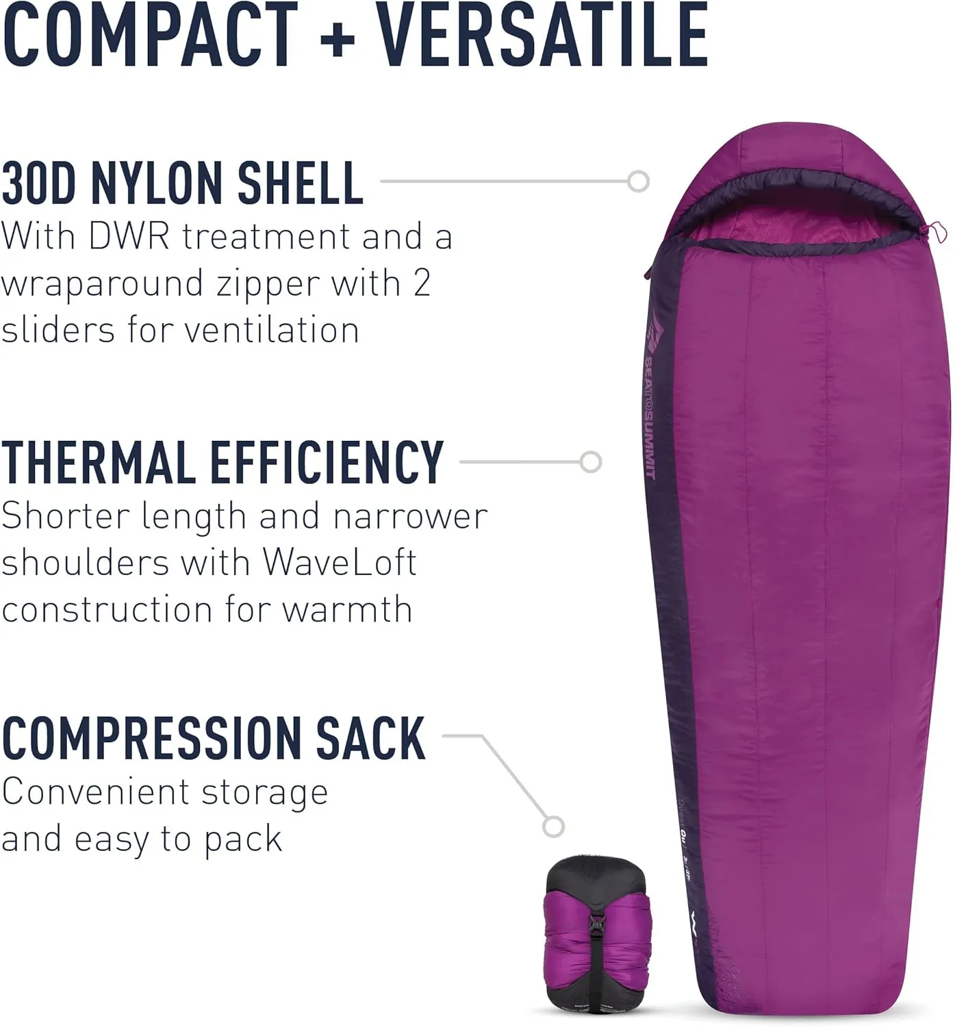 Sea to Summit Quest Women’s Synthetic Sleeping Bag