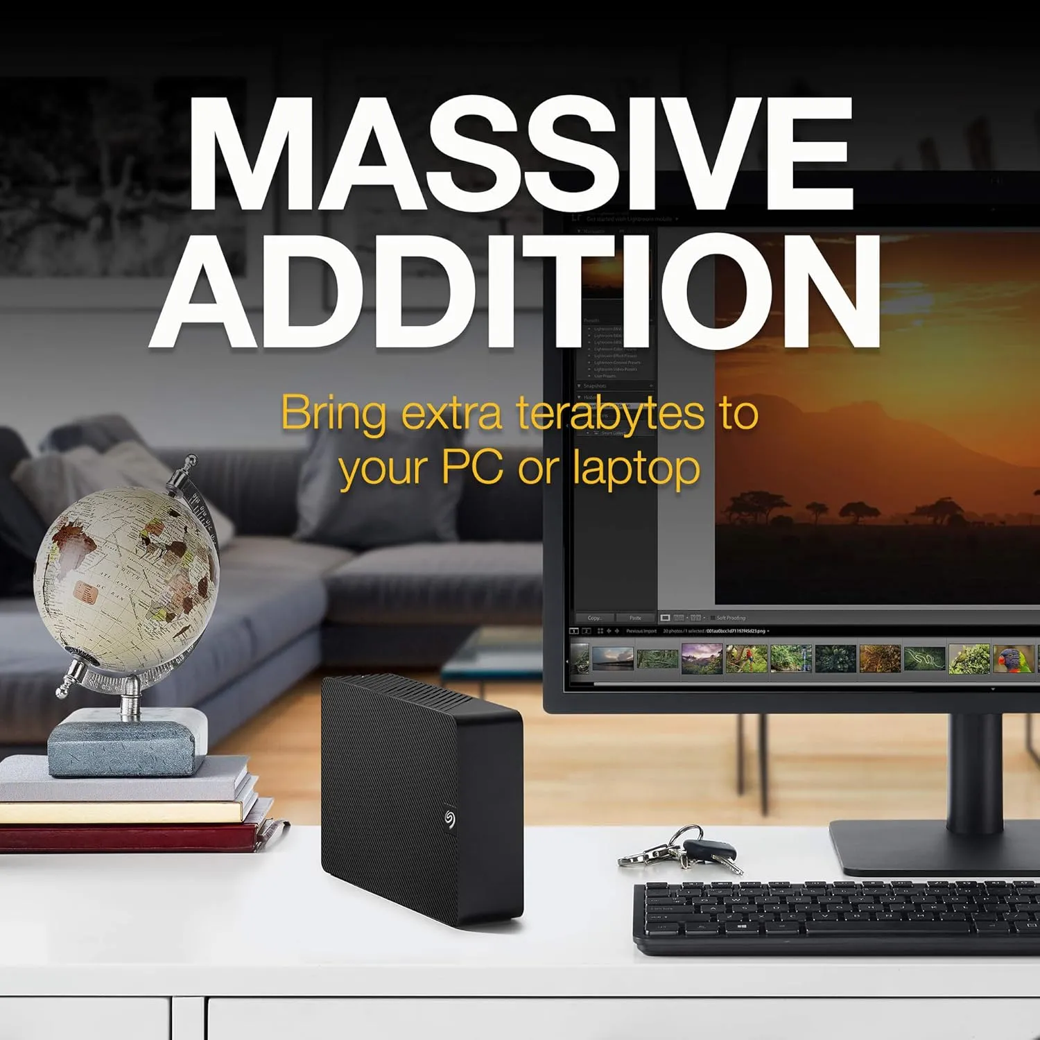 Seagate Expansion Desktop, 16TB, External Hard Drive, USB 3.0 (STKP16000402)