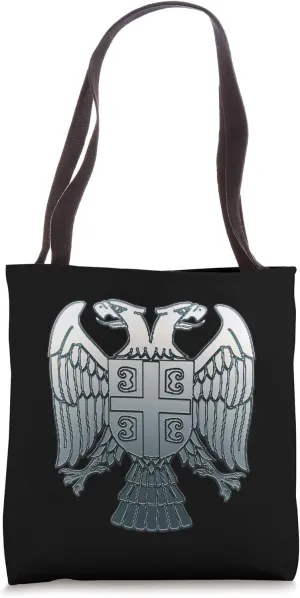 Serbian Double-headed Emblem Design Tote Bag