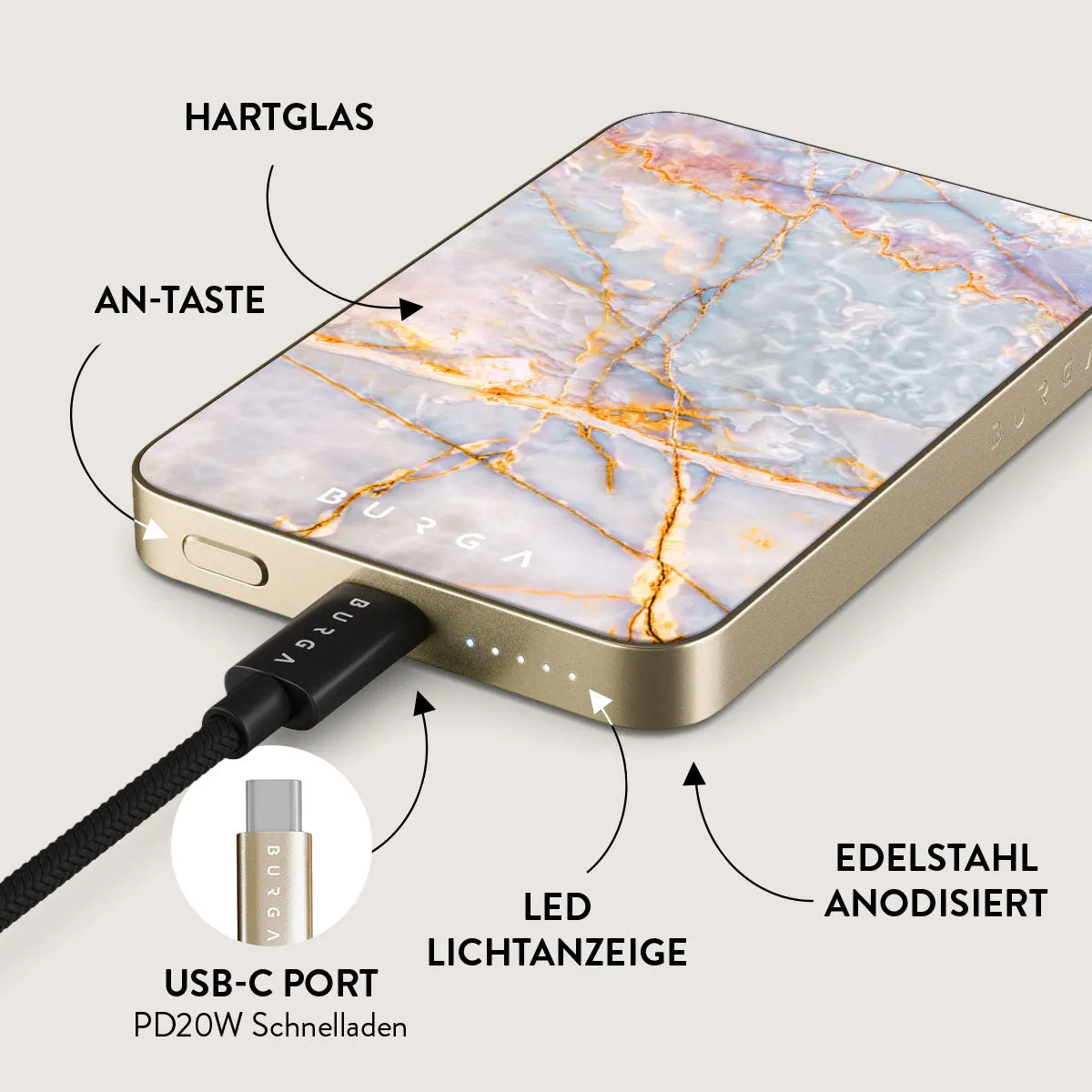 Shallow Sea - Magnetic Powerbank