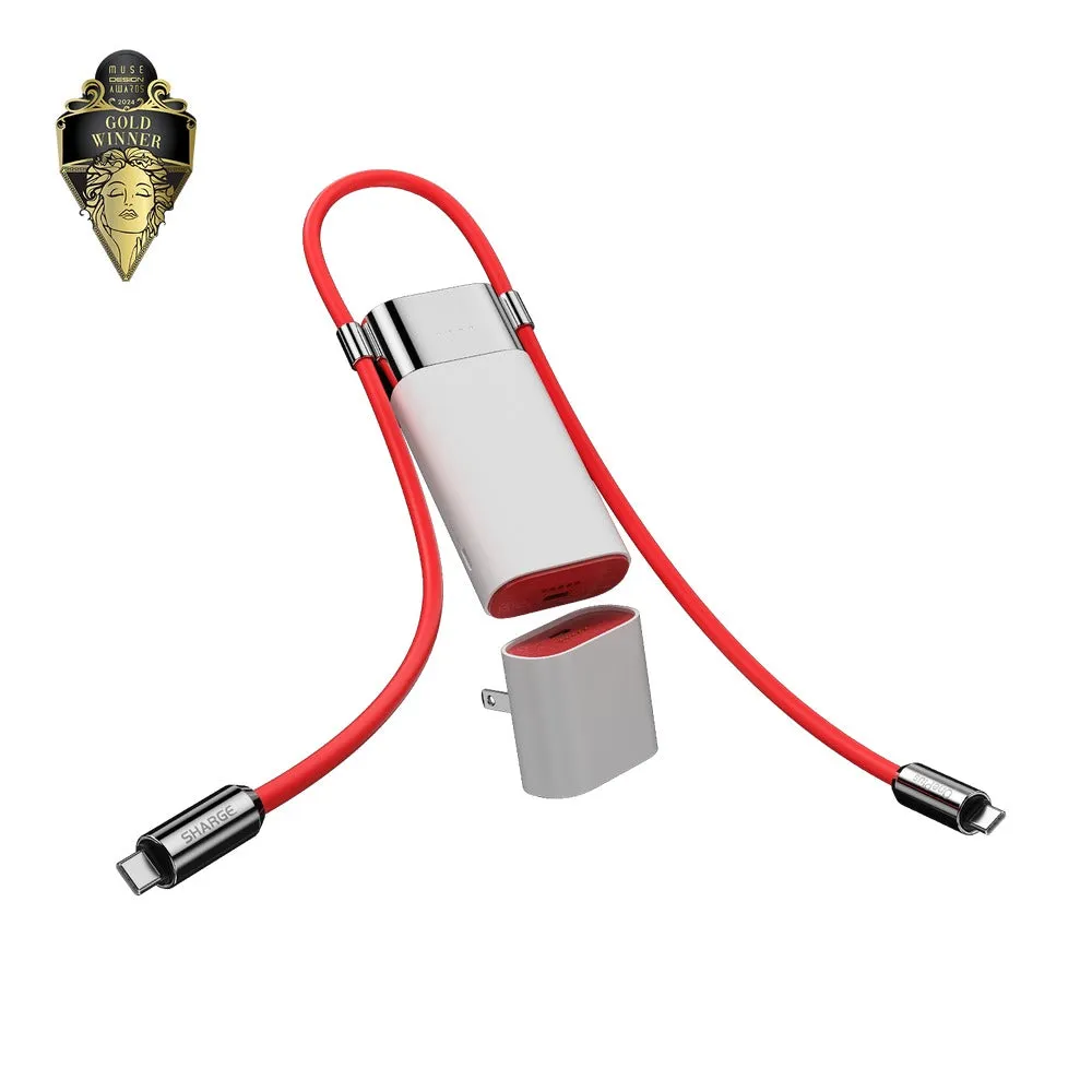 Sharge Pouch 3-in-1 Power Bank   Charger   Cable (SP065A/B)