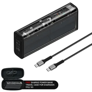 Shargeek 140 Power Bank 20000mAH 140W (Black) (X1i)   Free Sharge Power Bank Travel Case for Shargeek 170/ X1i