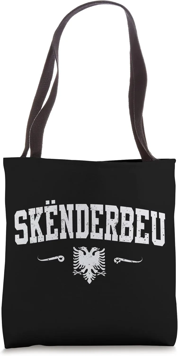 Skenderbeu with eagle sport design with double eagle shqipëria Tote Bag