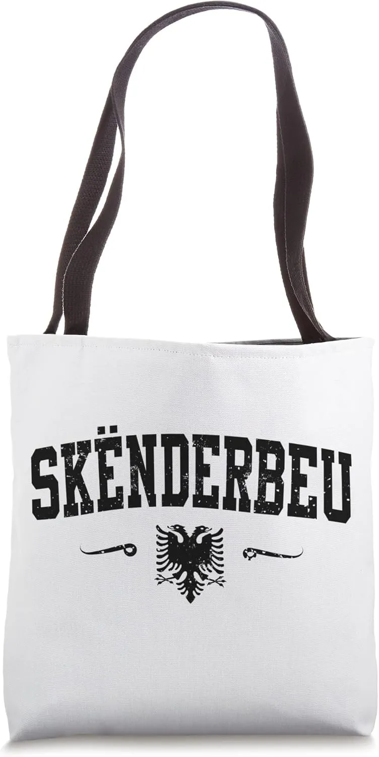 Skenderbeu with eagle sport design with double eagle shqipëria Tote Bag