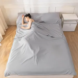 Sleeping Bag Liner Sleep Sack Travel Washed Cotton Sheets for Hotel Bags for Adults Liners, Lightweight Single & Double Camping Sleeping Inner Hostel Fresh Back Hiking Bed