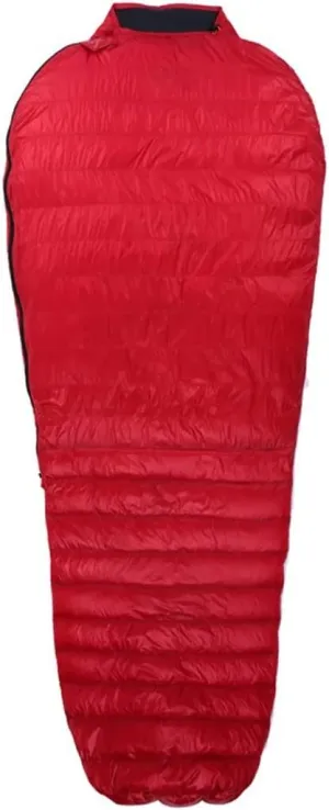 Sleeping Bag Outdoor Camping Ultralight Tent Mummy White Goose Down Three Season Sleeping Bag Nylon Bag Portable Splicing