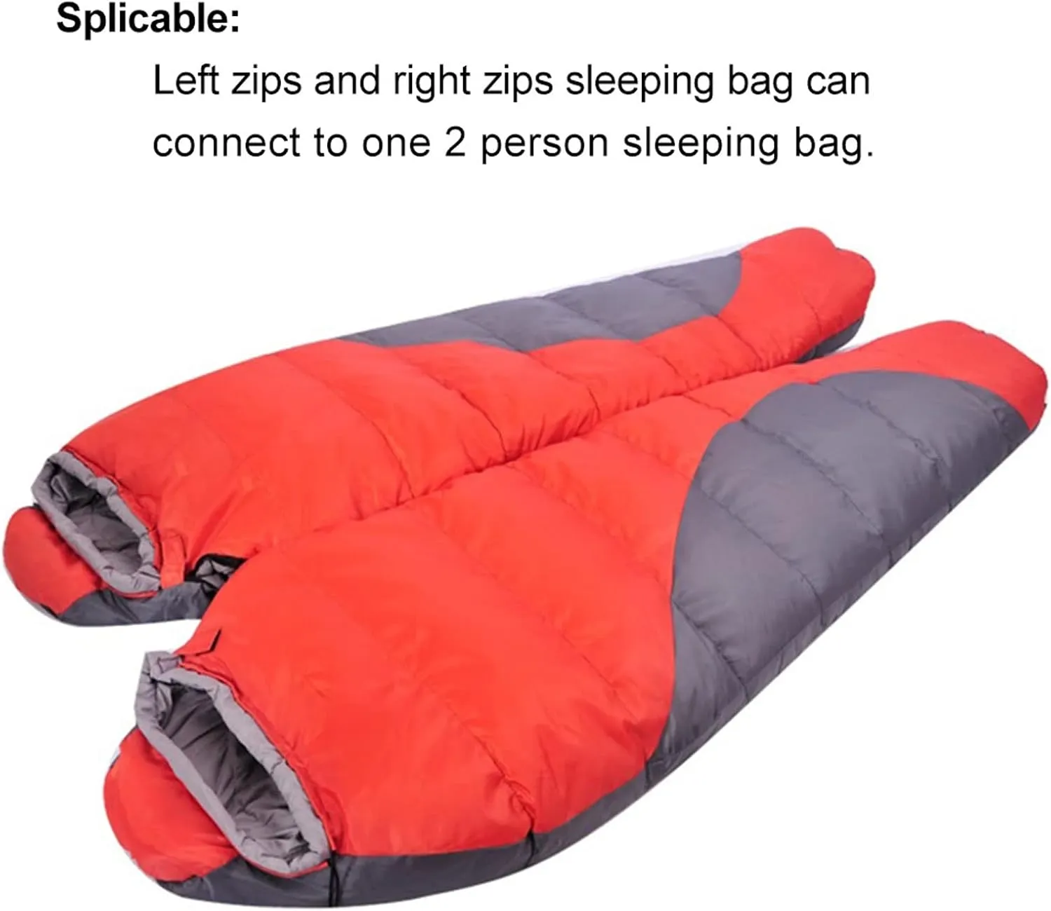 Sleeping Bags Mummy Sleeping Bag Winter Cotton Warm Tourism Sleeping Bags with Compression Sack Wearable Blanket for Camping Hiking