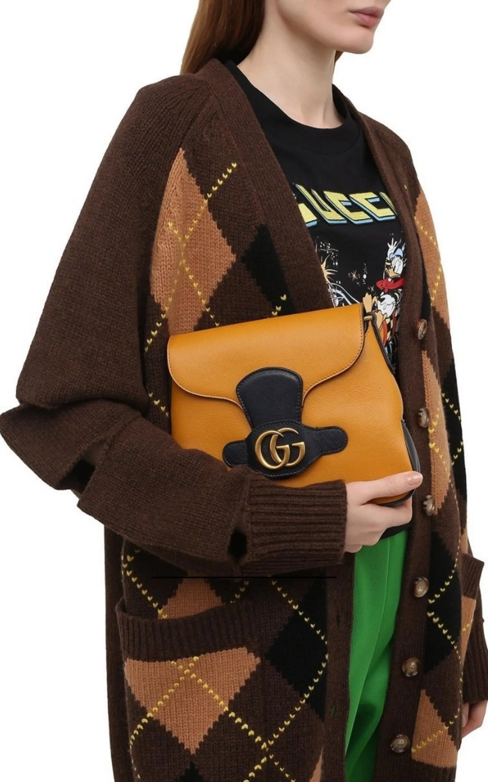 Small Messenger with Double GG Bag