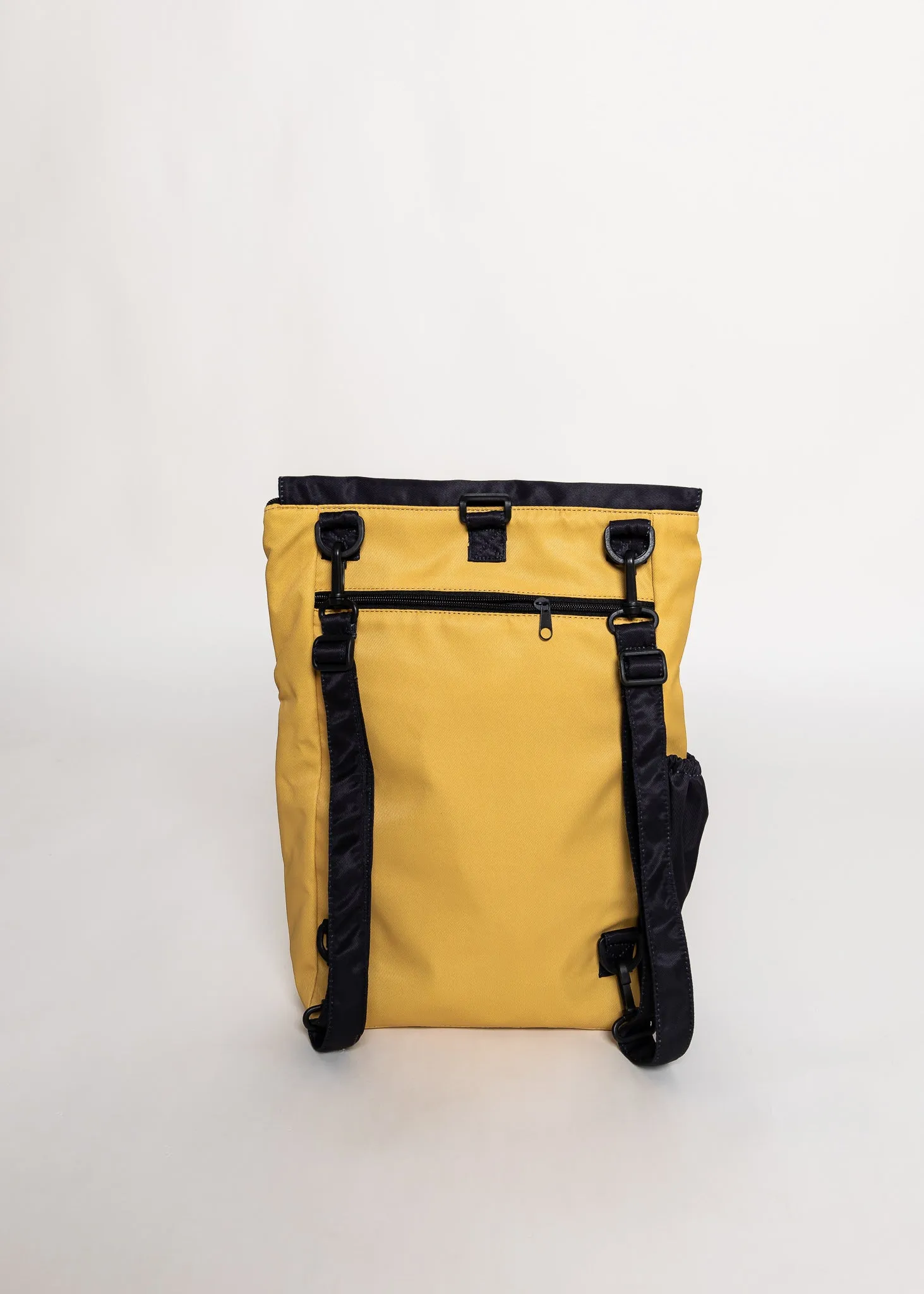 {{Smaller 14 Inch Size}} Mustard Black Utility 4-Way Washable Bag