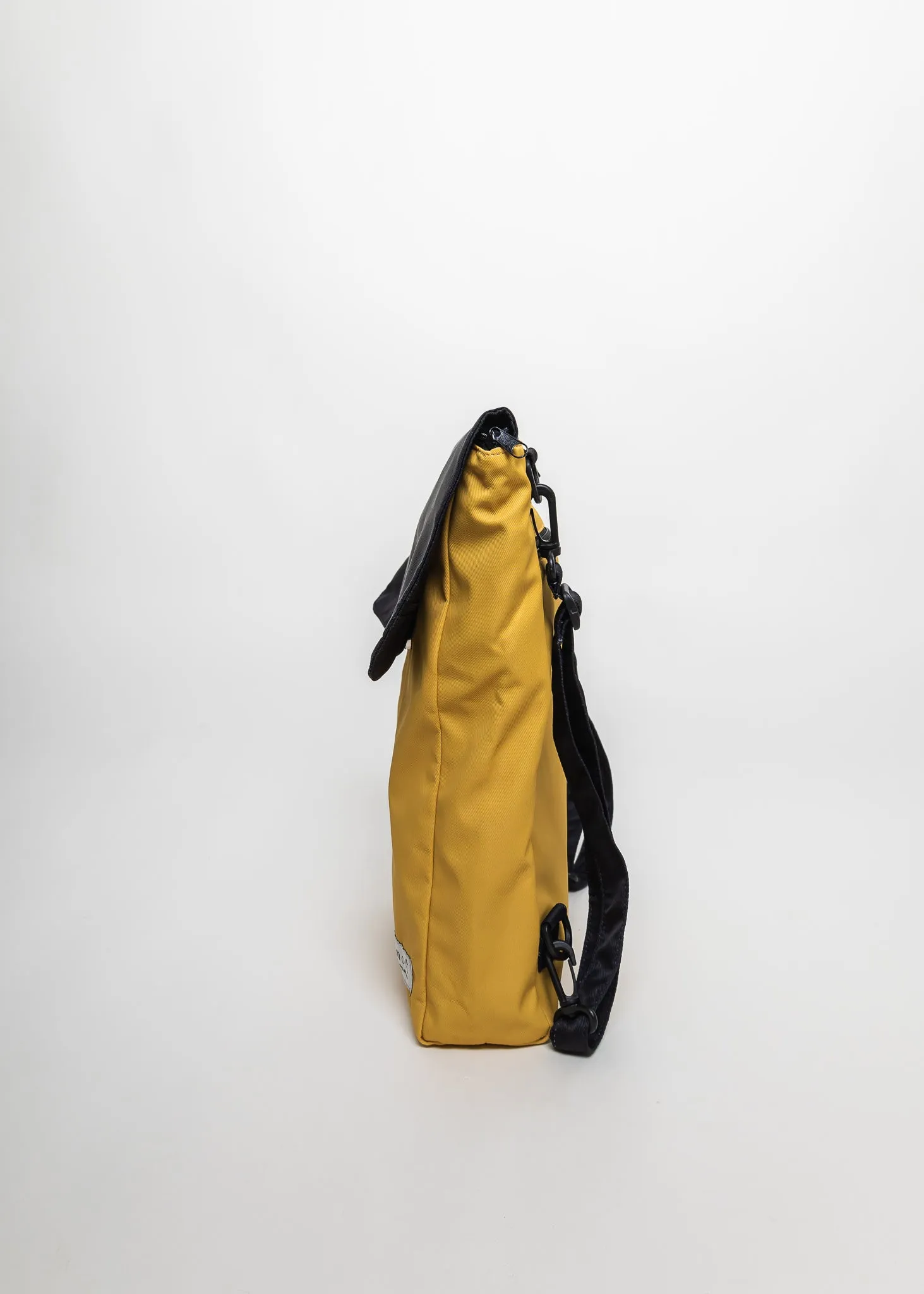 {{Smaller 14 Inch Size}} Mustard Black Utility 4-Way Washable Bag