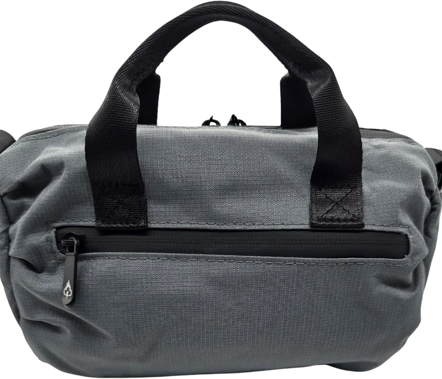 Smell Proof Duffle Bag with Anti Theft Combo Lock, Removable Shoulder Strap, Water Resistant, Ultra Durable Double Gasket Zippers   Premium Hardware (Space Grey, 9-Inch (9" x 5" x 4"))