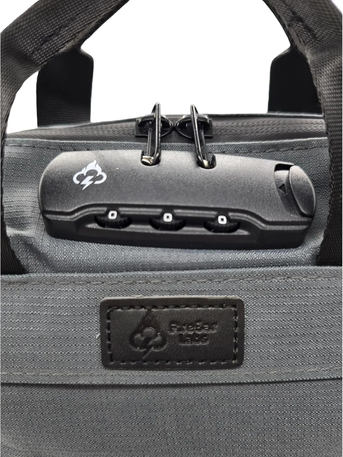 Smell Proof Duffle Bag with Anti Theft Combo Lock, Removable Shoulder Strap, Water Resistant, Ultra Durable Double Gasket Zippers   Premium Hardware (Space Grey, 9-Inch (9" x 5" x 4"))