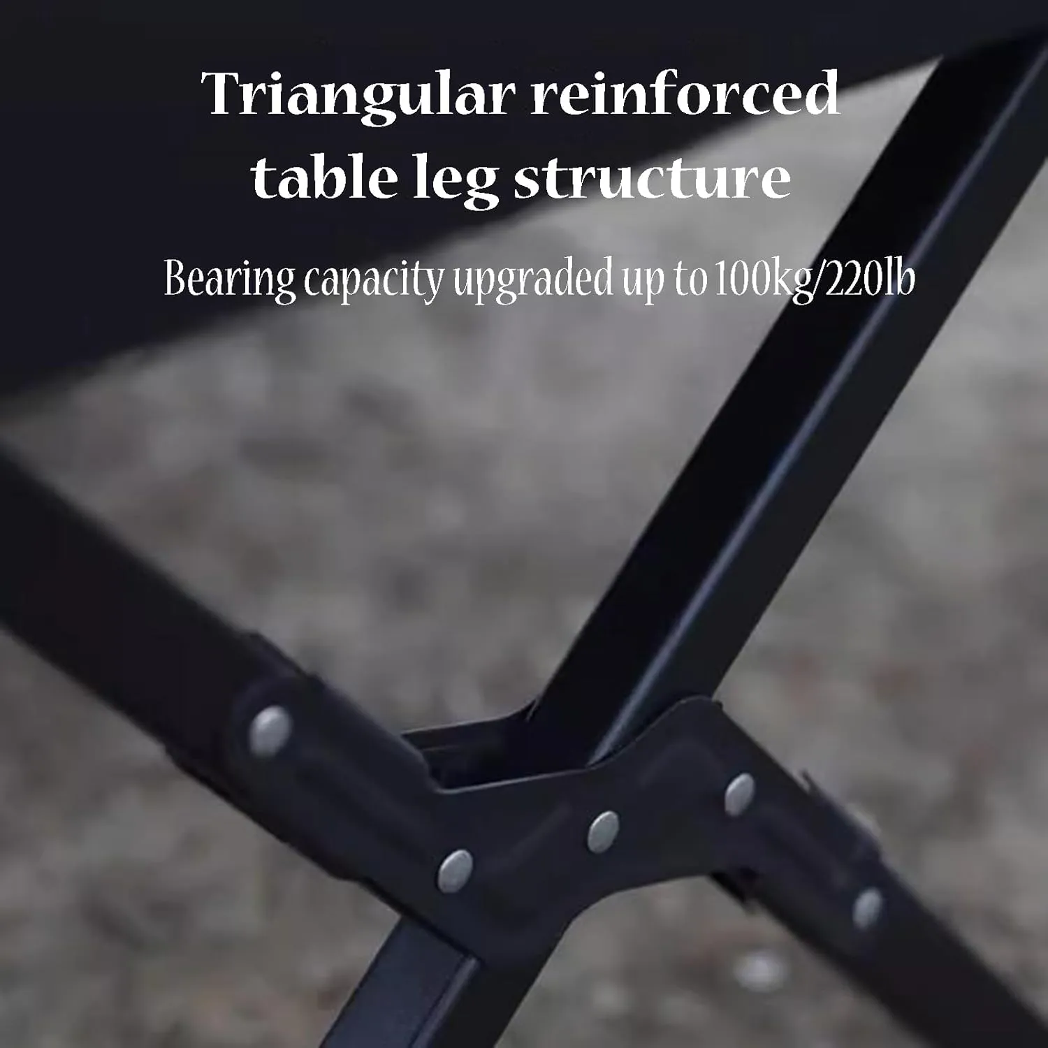 SOBOUR Camping Table Camping Folding Table Foldable Picnic Table Portable Roll Up Desktop Easy to Assembly for Indoor & Outdoor