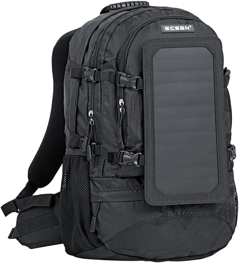 Solar Backpack 7W Solar Panel Charge for Cell Phones and 5V Device Power Supply