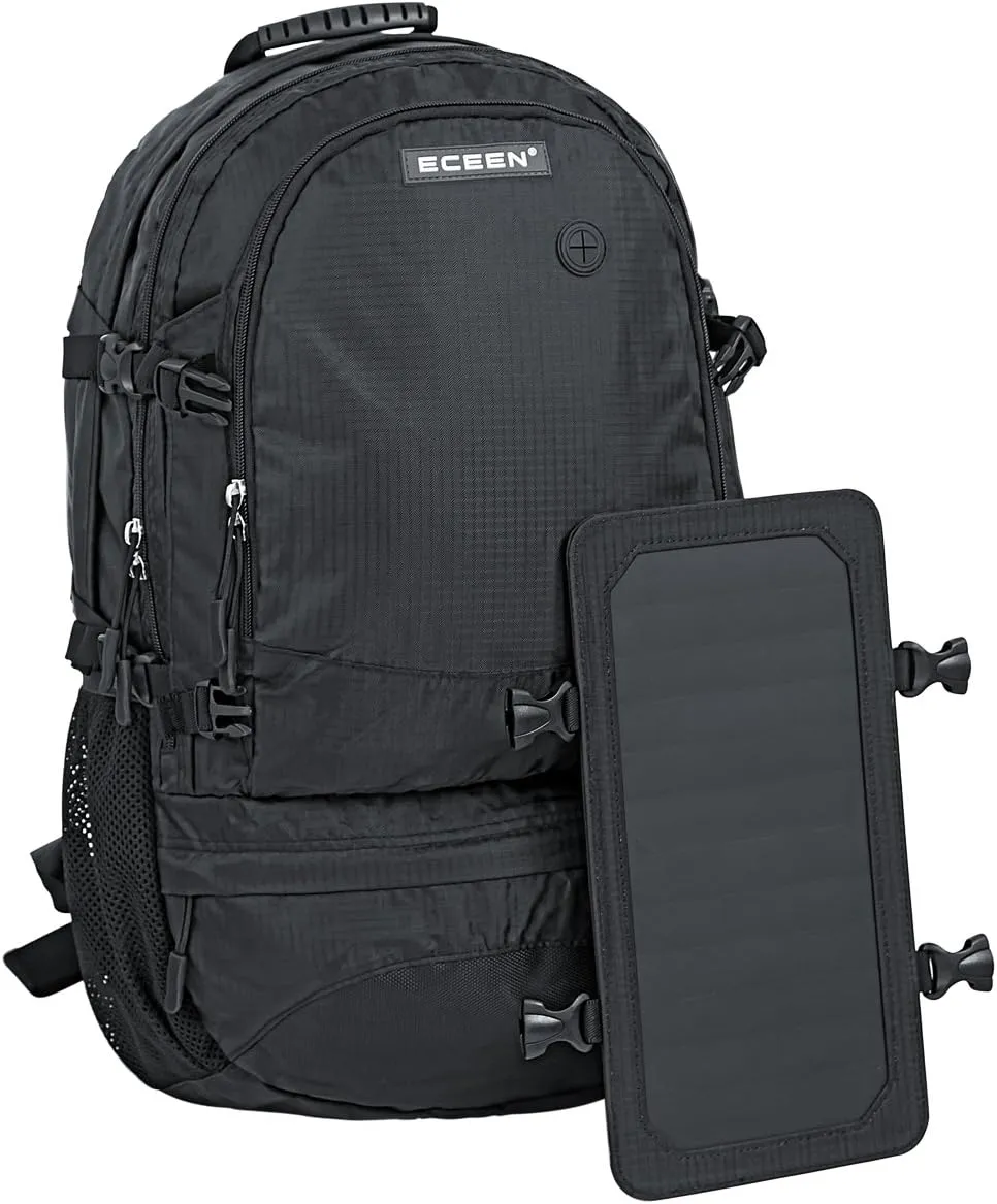 Solar Backpack 7W Solar Panel Charge for Cell Phones and 5V Device Power Supply