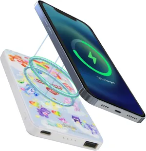 Sonix x Sanrio iPhone Magnetic Battery Pack Wireless Power Bank 5000 mAh MagSafe Compatible 18.5W   1x USB C Charging Cable (Hello Kitty x CB)