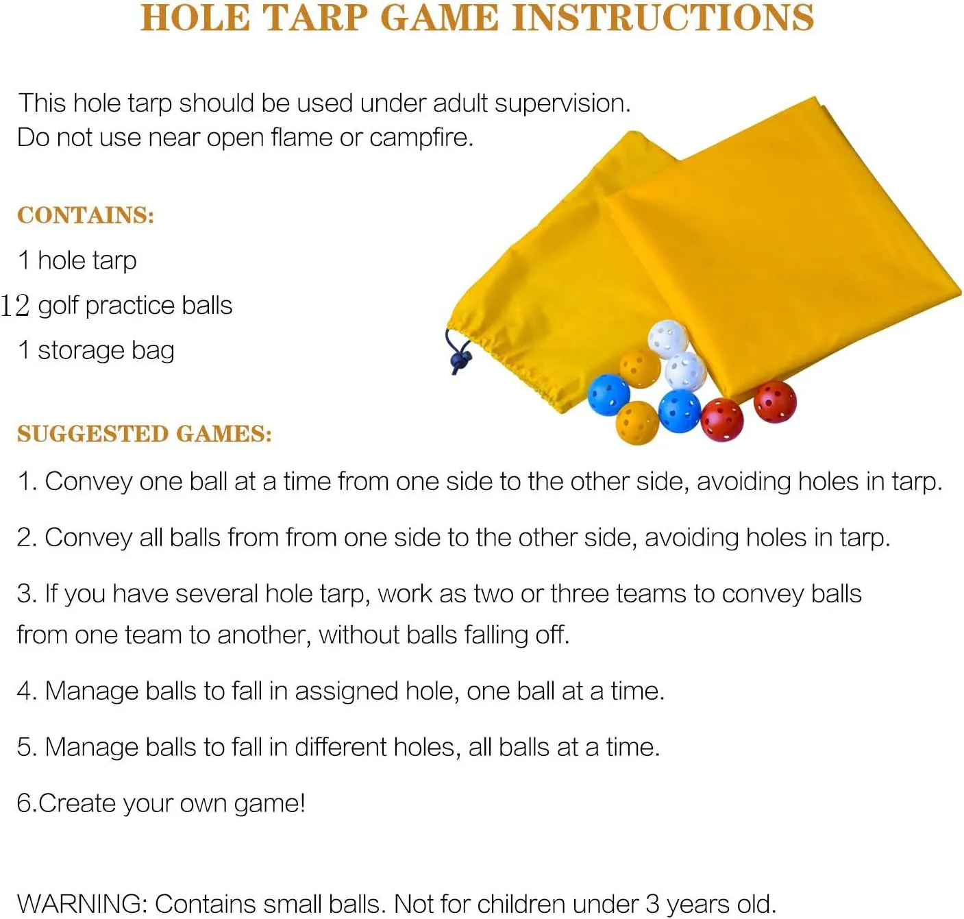 Sonyabecca Hole Tarp Team Building Exercise Activities Games Teamwork Group Learning Fun Playing Yellow