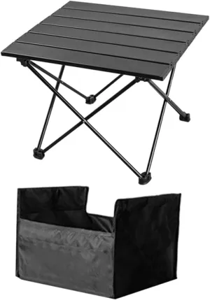 Sosoport Portable Camping Table Mini Folding Desk Storage Bag Ideal for Outdoor Activities