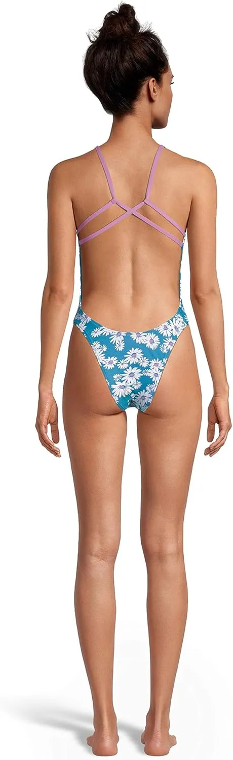 Speedo Women's Swimsuit One Piece Endurance Fixed Back Double Strap