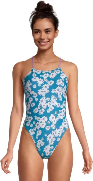 Speedo Women's Swimsuit One Piece Endurance Fixed Back Double Strap